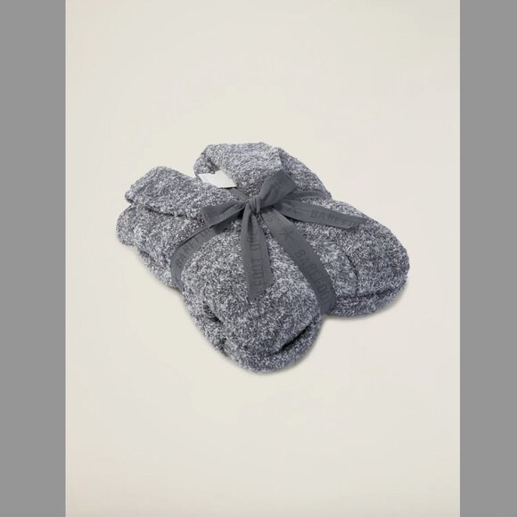 Barefoot Dreams CozyChic Heathered Fuzzy Adult Robe - Picture 3 of 3